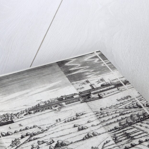 A Section of a Map of Milan, 1640 by Giovanni Battista Bonacina