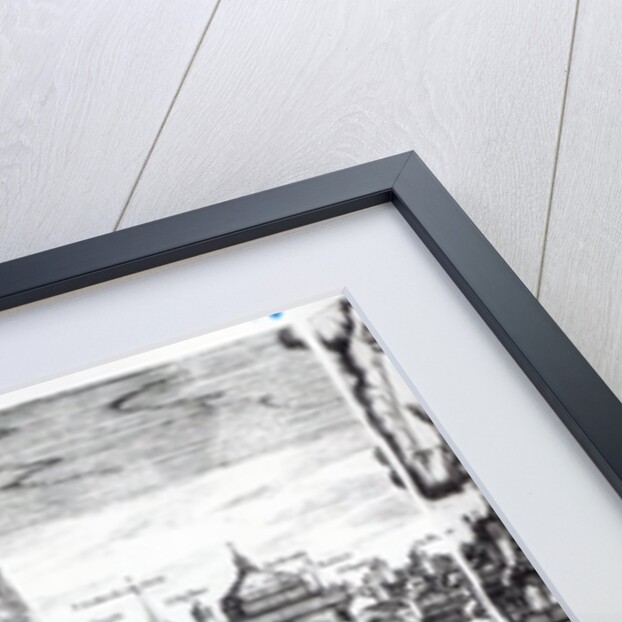 A Section of a Map of Milan, 1640 by Giovanni Battista Bonacina