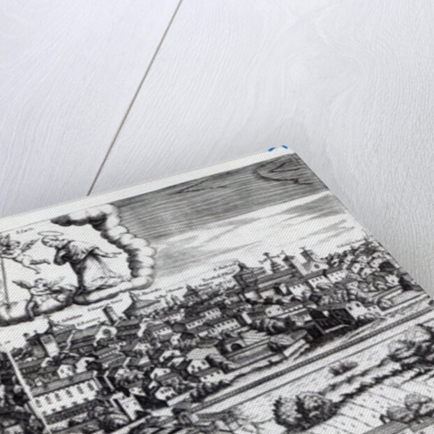 A Section of a Map of Milan, 1640 by Giovanni Battista Bonacina