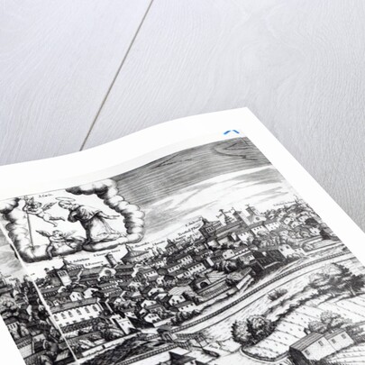 A Section of a Map of Milan, 1640 by Giovanni Battista Bonacina