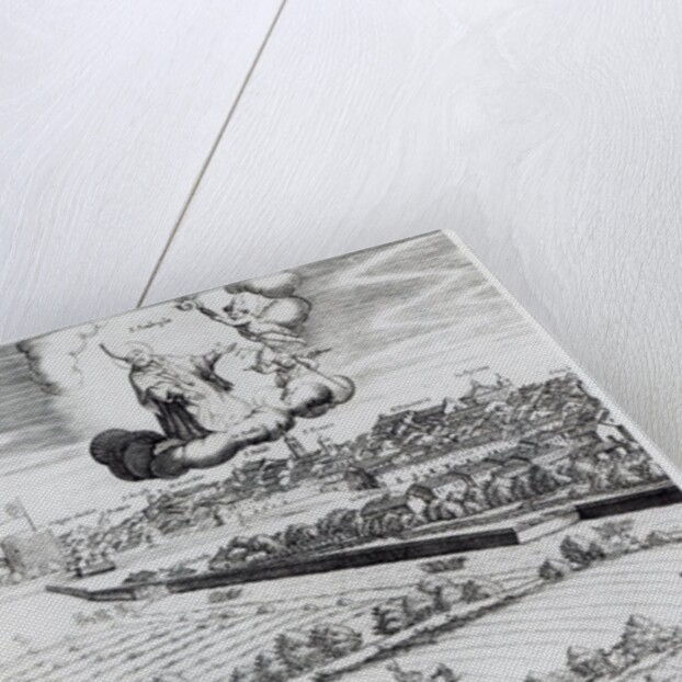 A Section of a Map of Milan, 1640 by Giovanni Battista Bonacina