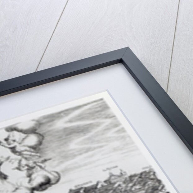 A Section of a Map of Milan, 1640 by Giovanni Battista Bonacina