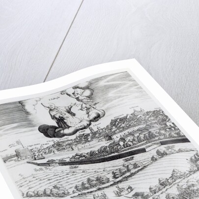 A Section of a Map of Milan, 1640 by Giovanni Battista Bonacina