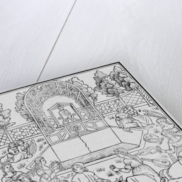 A Scene from the Decameron, by Giovanni Boccaccio, c.1492 by Italian School