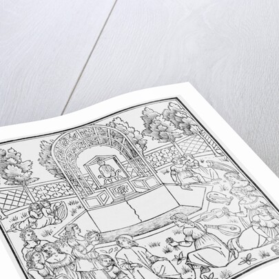 A Scene from the Decameron, by Giovanni Boccaccio, c.1492 by Italian School