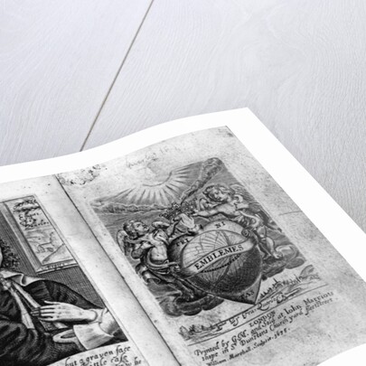 Frontispiece to Francis Quarles's 'Emblems', engraved by William Faithorne and William Marshall, 1635 by English School