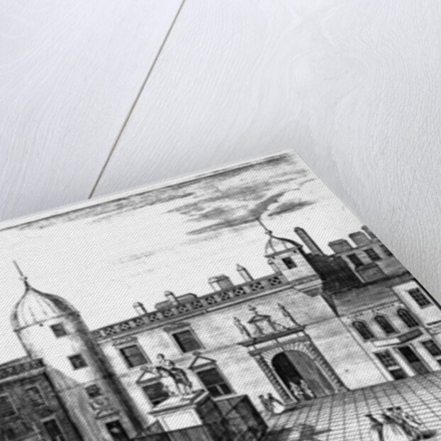 A Perspective View of the Parliament House and Exchequer, Edinburgh, engraved by A. Bell by John (after) Elphinstone