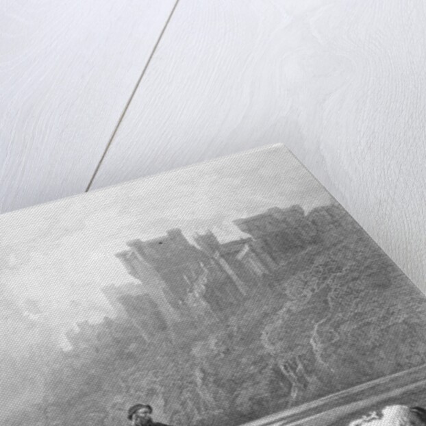 The Body of Elaine on its way to King Arthur's Palace by Gustave Dore