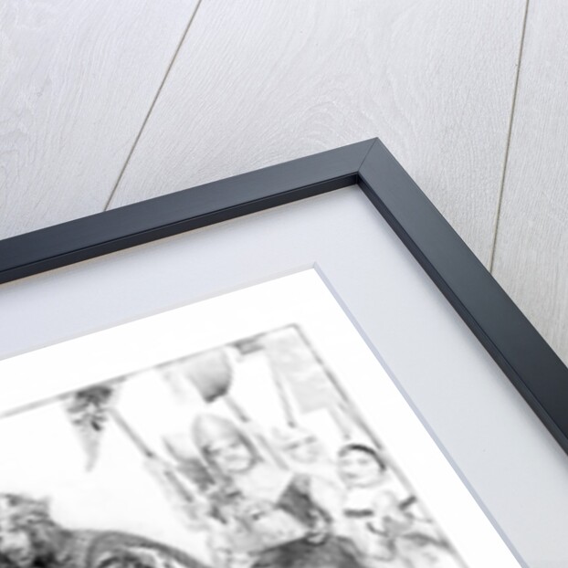 Edward I declaring his son Prince of Wales by English School