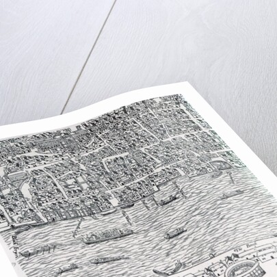 Plan of London, c.1560-70 by Ralph Agas