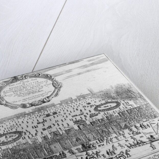 The Frost Fair of the winter of 1683-84 on the Thames, with Old London Bridge in the Distance. c.1684 by English School