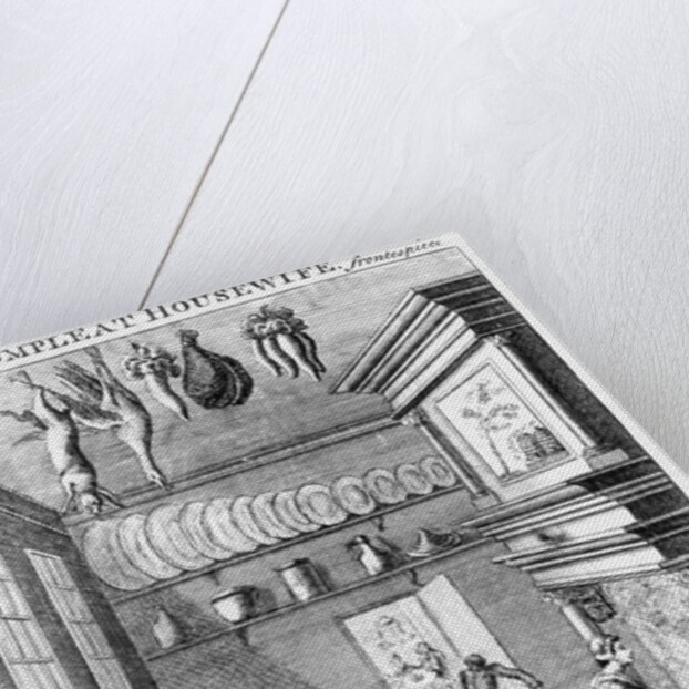 Frontispiece of 'The Compleat Housewife' by English School