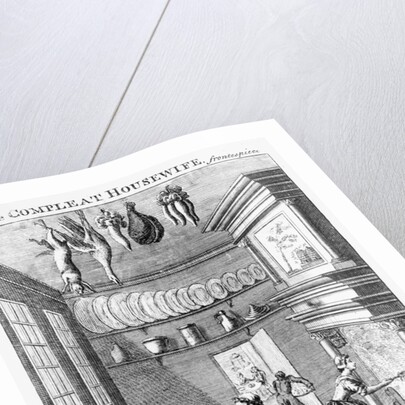 Frontispiece of 'The Compleat Housewife' by English School