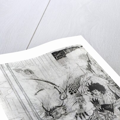 Now King Arthur saw the Questing Beast , 1893-94 by Aubrey Beardsley