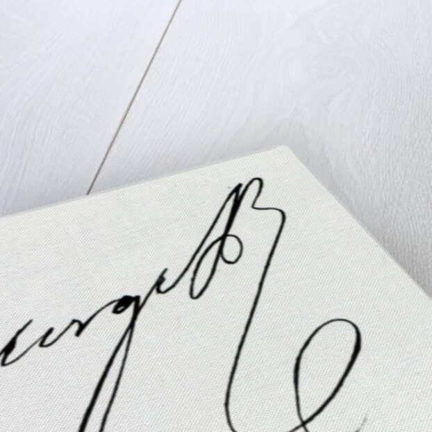 Signature of George IV by Anonymous