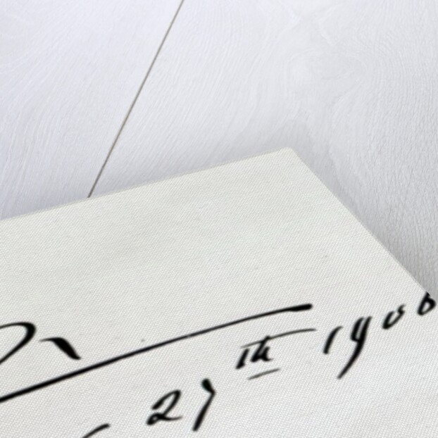 Signature of King Edward VII, May 29th 1906 by Anonymous