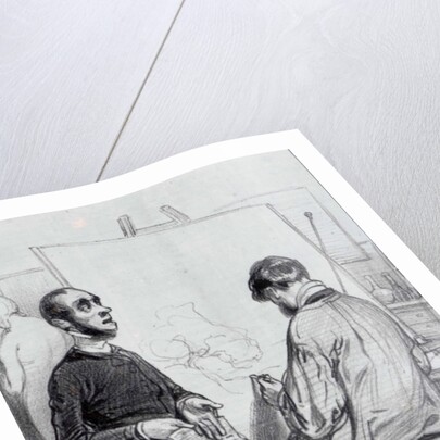 The Critic, published in 'Lecons et Conseils' by Paul Gavarni