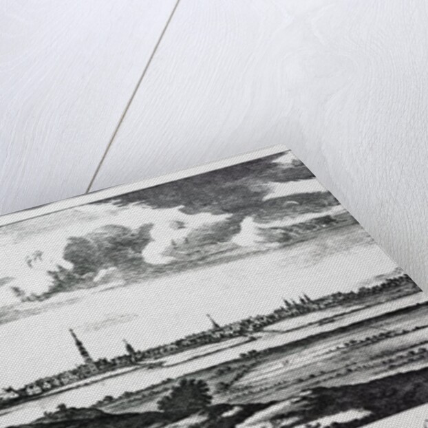 The Prospect of the Town of Glasgow from ye South by John Slezer