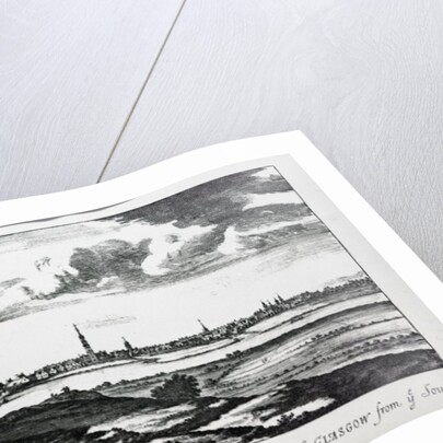 The Prospect of the Town of Glasgow from ye South by John Slezer