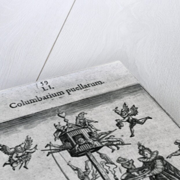 Columbarium puellarum from 'Proscenium vitae humanae Sive Emblematum secularium' by Theodore de Bry, 1627 by Theodor de Bry