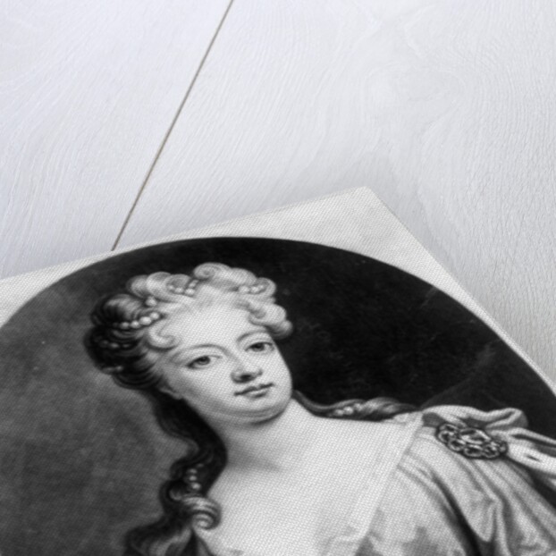 Sophia Dorothea, Queen of Prussia, engraved by John Smith, 1706 by Johann Leonhard (after) Hirschmann