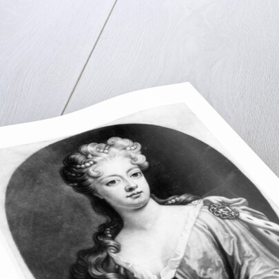 Sophia Dorothea, Queen of Prussia, engraved by John Smith, 1706 by Johann Leonhard (after) Hirschmann