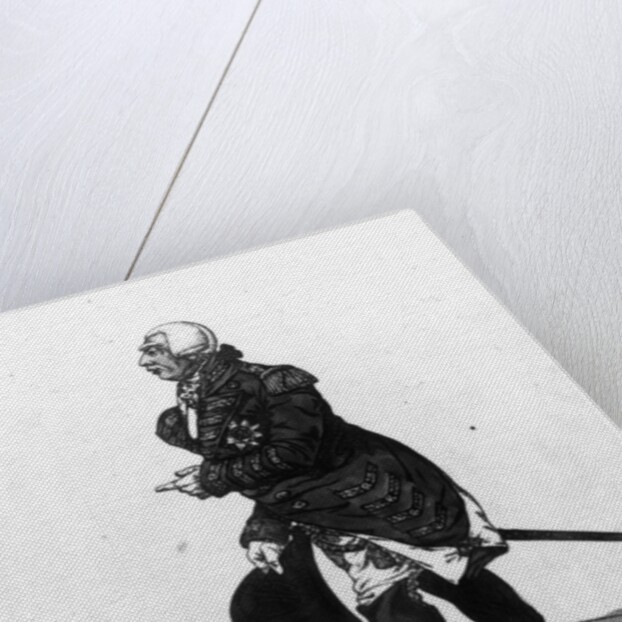 King George III, aged 72, 1810 by Robert Dighton