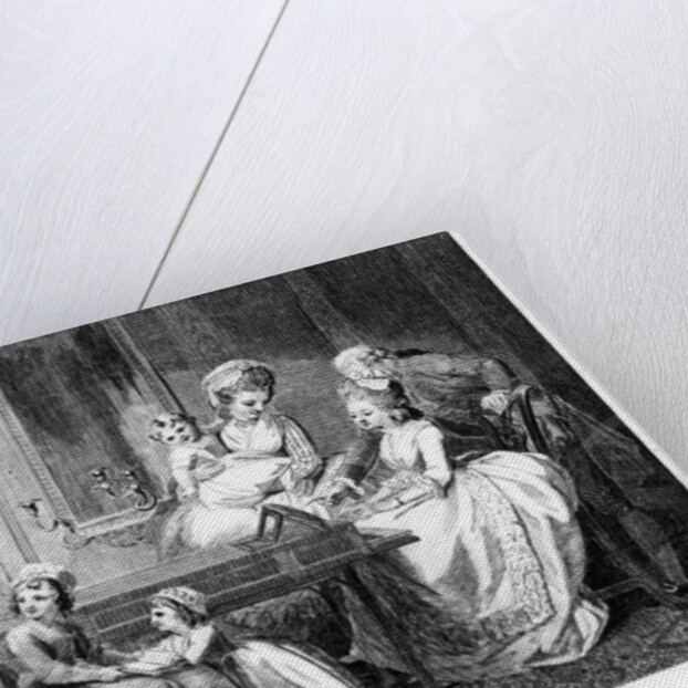 The Morning Amusements of her Royal Highness the Princess Royal and her 4 Sisters, 1782 by English School