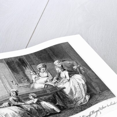 The Morning Amusements of her Royal Highness the Princess Royal and her 4 Sisters, 1782 by English School
