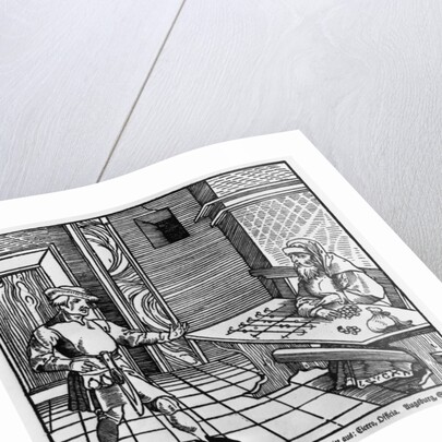 Money Lender, 1531 by German School