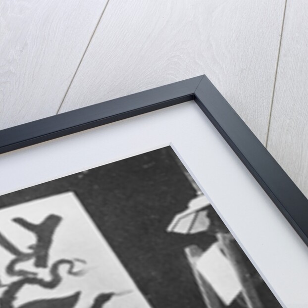Dudley Hardy painting a poster for the magazine journal 'Today', c.1890s by English Photographer