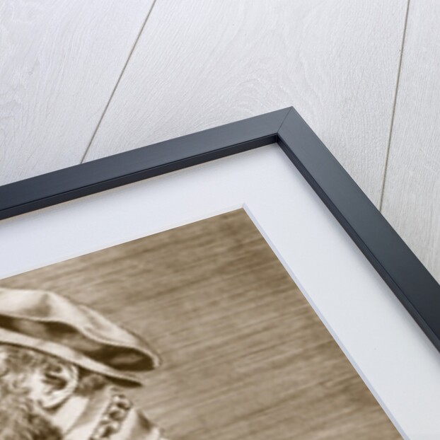 Portrait of Pieter Brueghel the Elder pub. 1572 by Theodor Galle