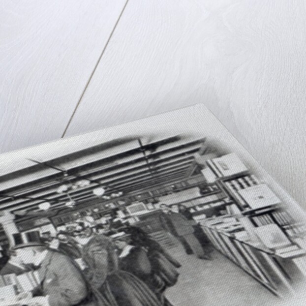 Book Department at an Army and Navy store, c.1900 by English Photographer