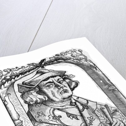 Portrait of John of Indagine, after Hans Baldung Grien by (after) German School