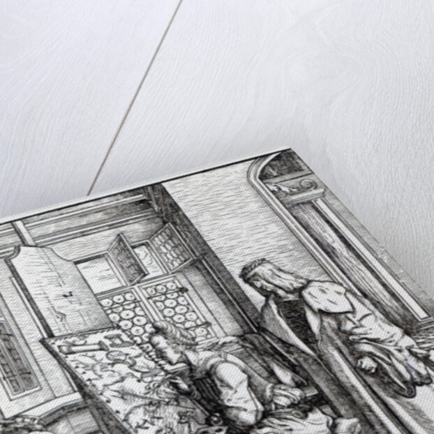 The Emperor in the Artist's Studio by Hans Burgkmair