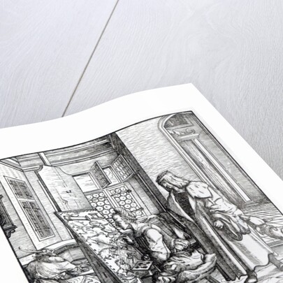 The Emperor in the Artist's Studio by Hans Burgkmair