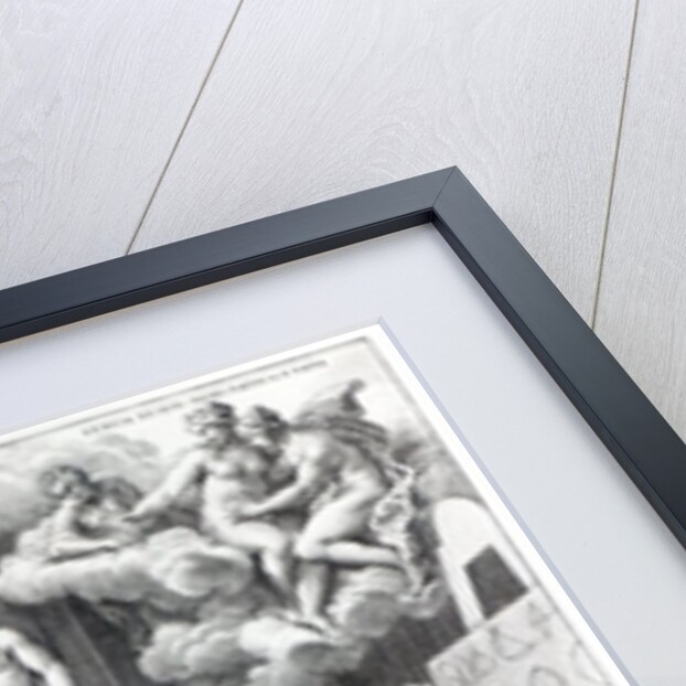 Allegory of a design studio, engraved by Nicolas Dorigny by Carlo (after) Maratti