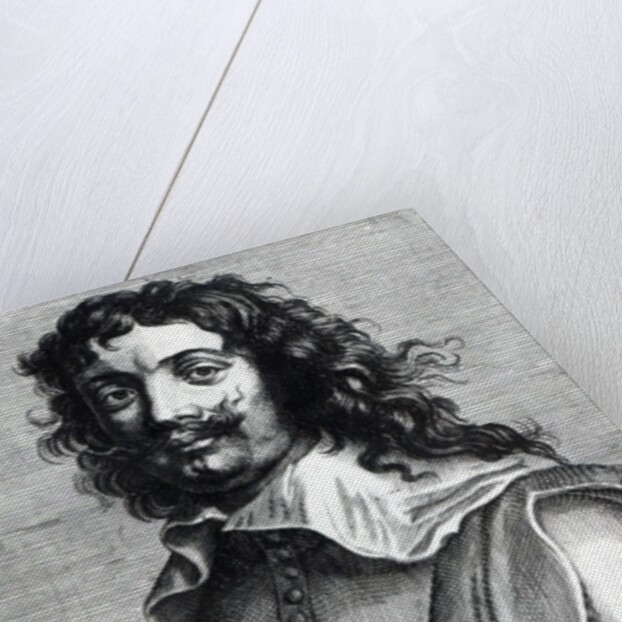 Adriaen Brouwer, engraved by Edme de Boulonois by Anthony van (after) Dyck