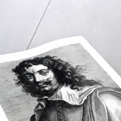 Adriaen Brouwer, engraved by Edme de Boulonois by Anthony van (after) Dyck