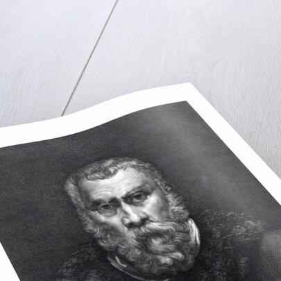 Tintoretto, engraved by Delaistre by Jacopo Robusti (after) Tintoretto