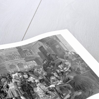 Scene in Change Alley during the South Sea Bubble, 1853 by Edward Matthew (after) Ward