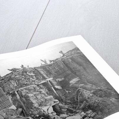 A Two Gun Battery during the Crimean War by Roger Fenton