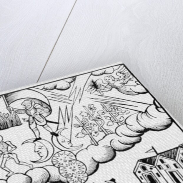 Allegory of the Black Death by Anonymous