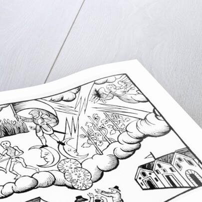 Allegory of the Black Death by Anonymous