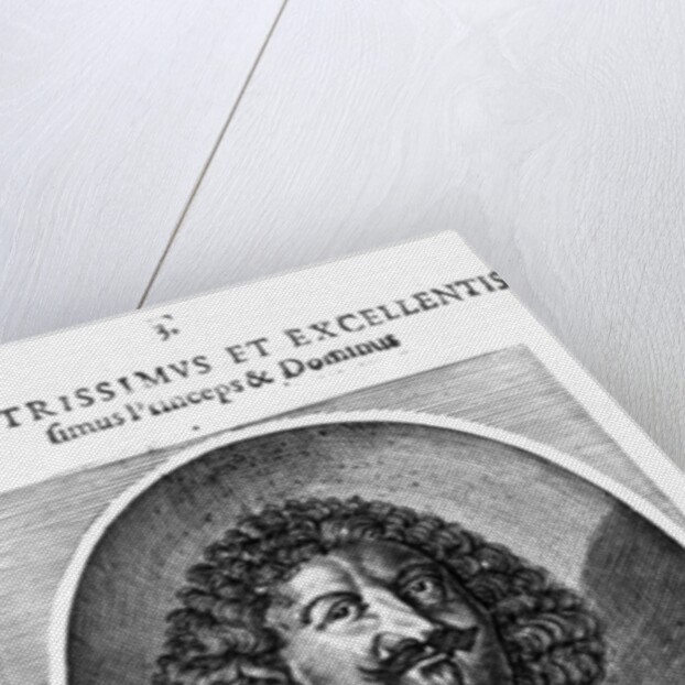 Prince Octavio Piccolomini, Duke of Amalfi, after a portrait of 1649 by Mattaus II Merian