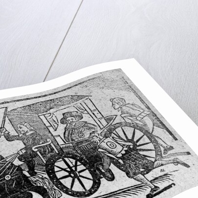 A nobleman in his carriage by English School