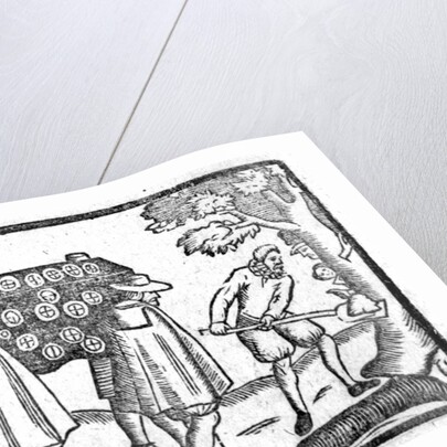 To a new Court Tune, the burial by English School