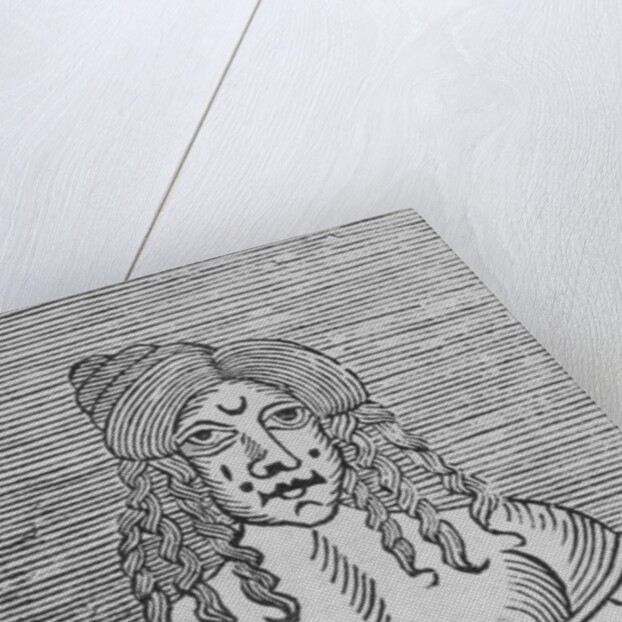 A Tudor Lady with bared breasts by English School