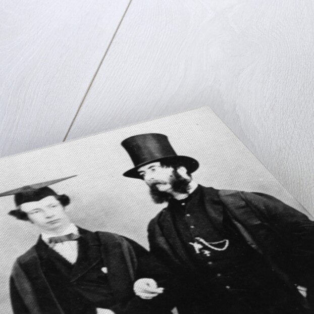 Arthur Munby and his father, c.1851 by English Photographer