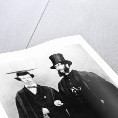 Arthur Munby and his father, c.1851 by English Photographer